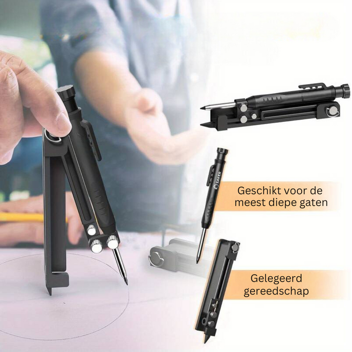 Instrument de mesure et de traçage de précision pour le bricolage, capture et copie les contours facilement.