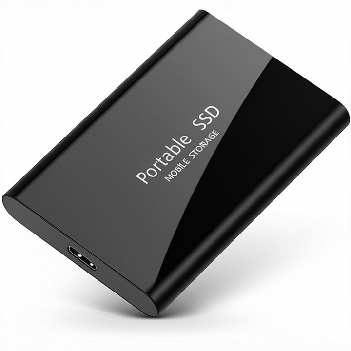 Accessoire SSD externe 128 To, rapide, compact et portable pour toutes vos données importantes.