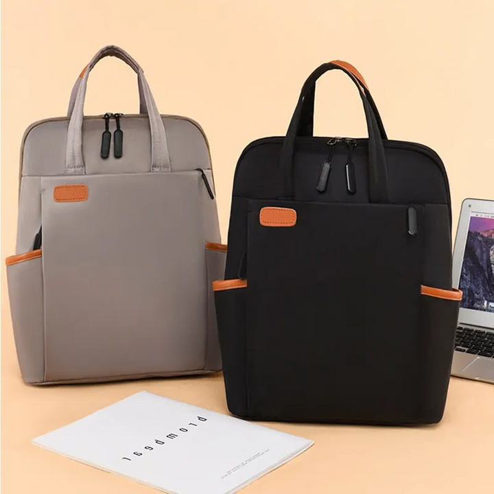 Détail du compartiment sécurisé du sac à dos anti-vol Nova, protection optimale des objets de valeur.