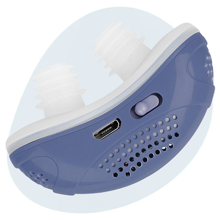 Micro CPAP portable sans tuyau pour anti-ronflement et apnée du sommeil. Améliore la respiration.