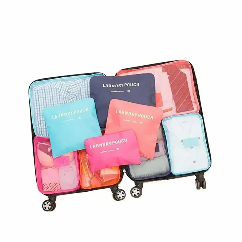 Accessoires de voyage indispensables : ensemble de sacs pour organiser vos affaires, faciliter le rangement voyage.
