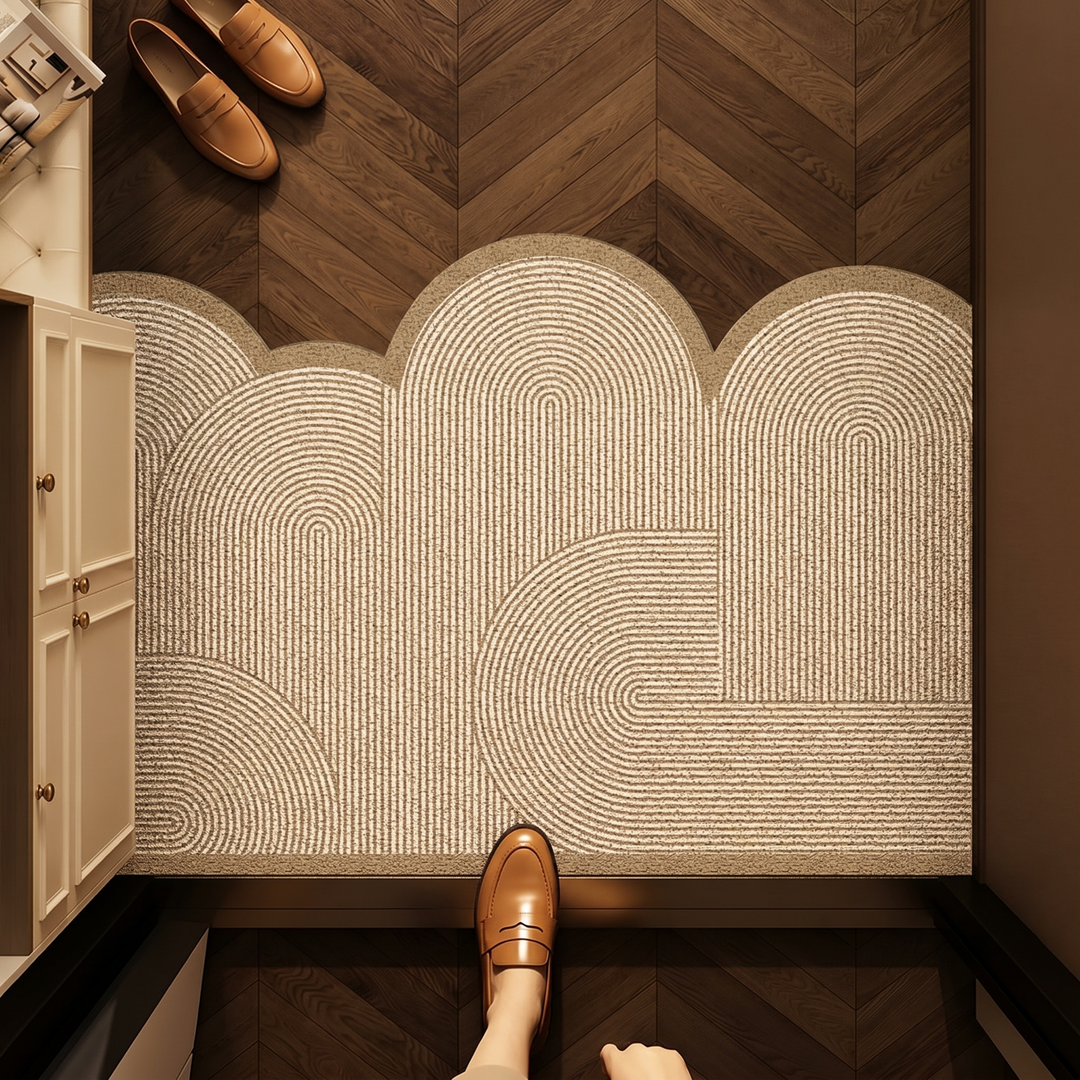 Paillasson d'intérieur en PVC lavable antidérapant pour entrée. Idéal propreté maison et sécurité sol. Tapis résistant.