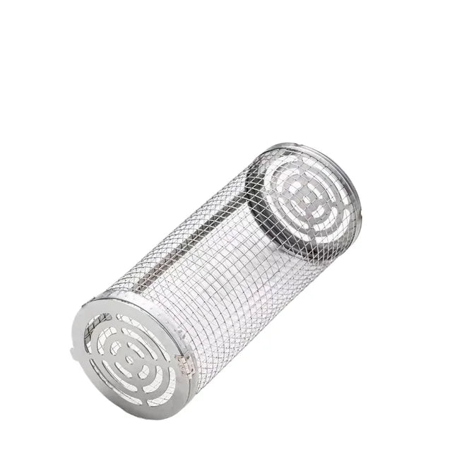 Ustensile de grillade sécurisé en acier inoxydable pour barbecue extérieur, empêche les aliments de coller.