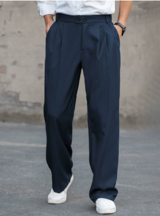 Pantalon homme ample décontracté pour un confort quotidien et un style casual sans effort. Idéal printemps-automne.