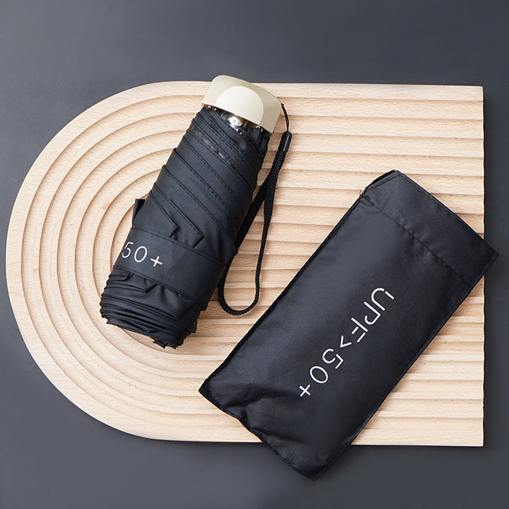 Élégant parapluie femme anti-pluie avec motif chic, accessoire de mode compact et protection UV.