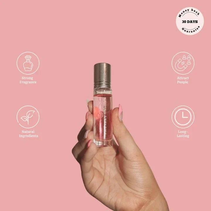 Flacon élégant de parfum unisexe aux phéromones, amplifiant l'attrait naturel et le charisme.