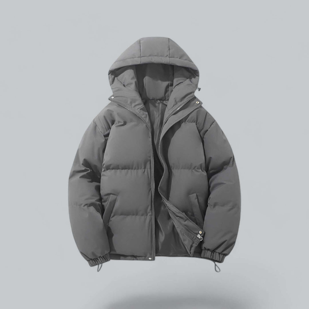 Veste parka d'hiver pour homme, chaude et confortable, protégeant du vent. Disponible en grande taille.