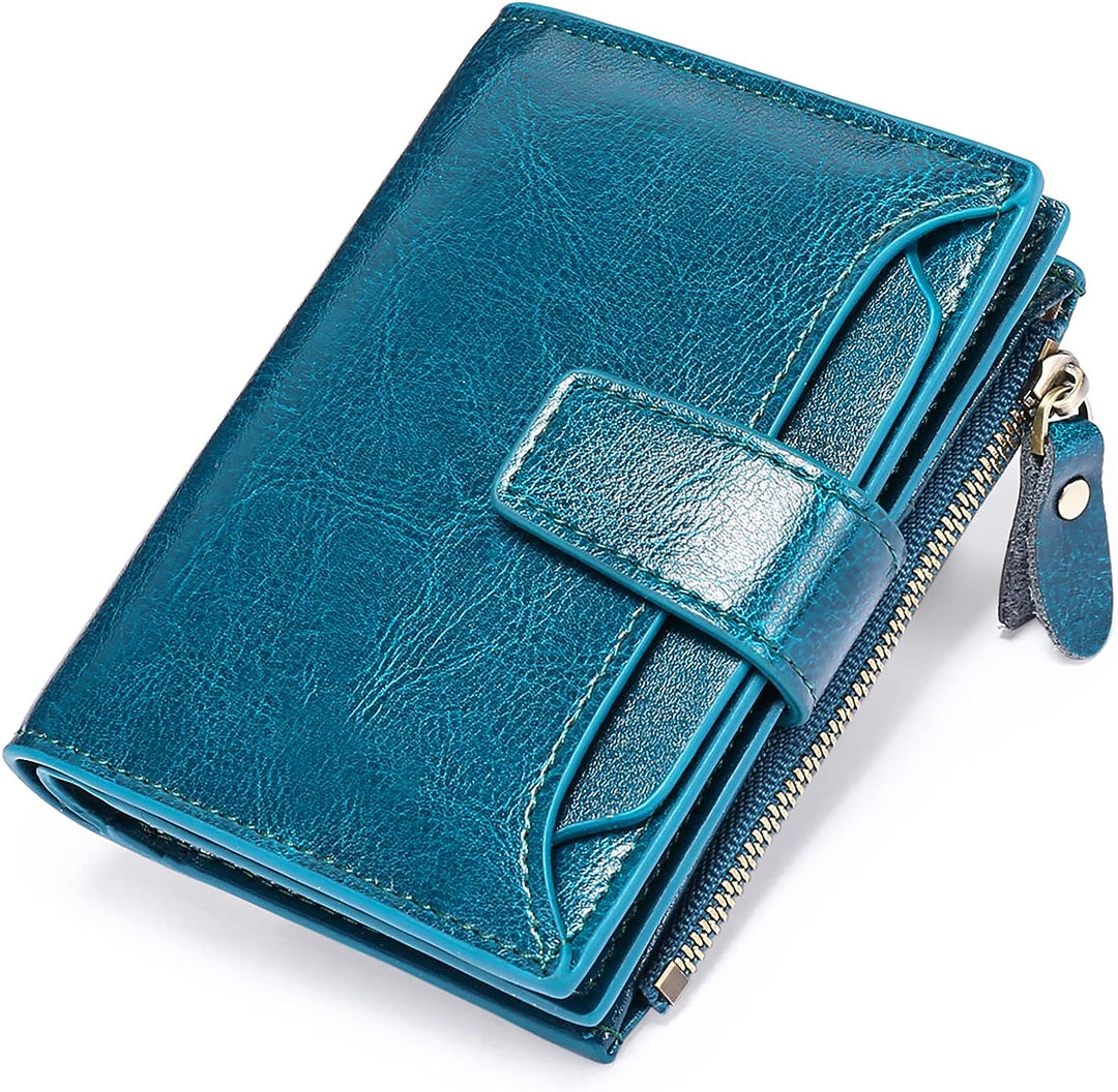 Accroche-regard: portefeuille unisexe compact avec système anti-RFID intégré.