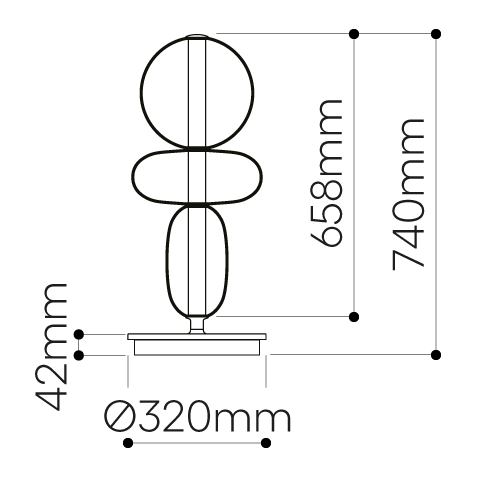 Luminaire sur pied avec diffuseur en verre coloré, crée une atmosphère lumineuse unique.