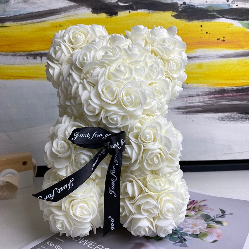 Nounours rose éternel, idéal pour anniversaire ou Saint-Valentin, amour éternel.