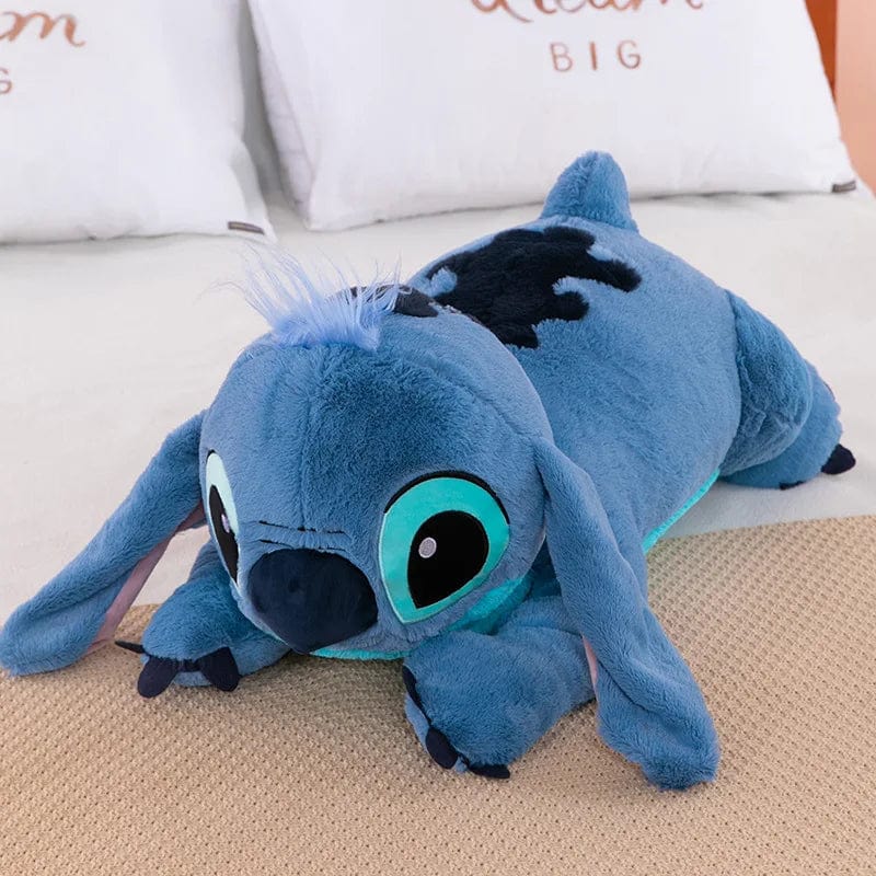 Grande peluche Stitch douce et géante de 80cm, parfaite comme oreiller confortable pour les enfants.