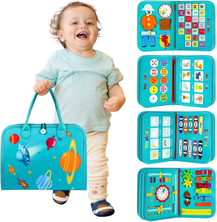 Jeu éducatif Montessori pour enfants, stimule l'autonomie et la résolution de problèmes.