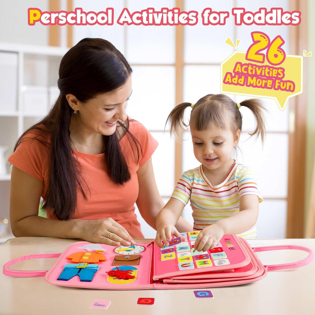 Panneau éducatif Montessori pour enfants, améliore la motricité fine et la créativité.