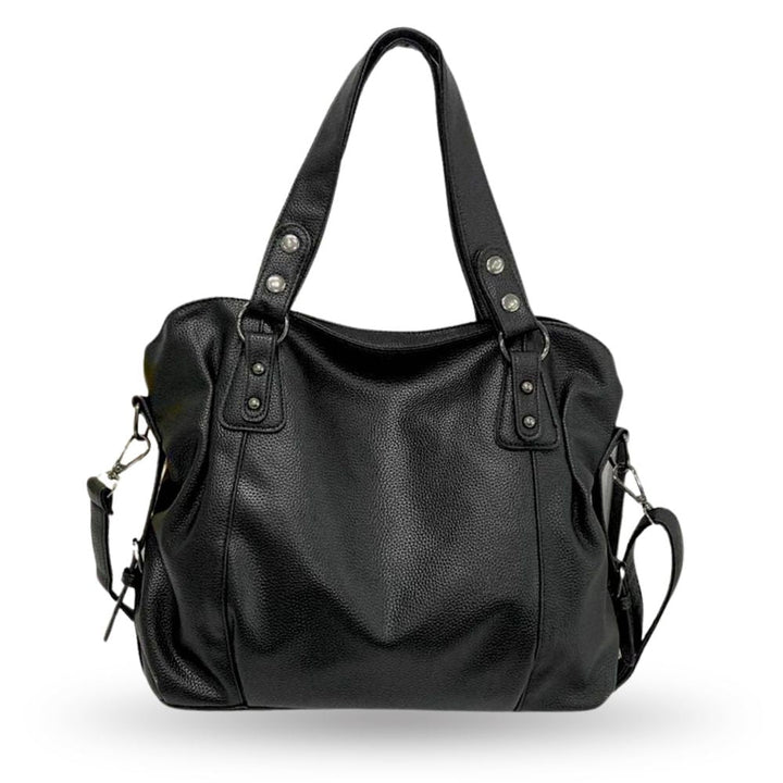 Sac à main femme grand format en cuir souple élégant, idéal pour le quotidien et toutes occasions.