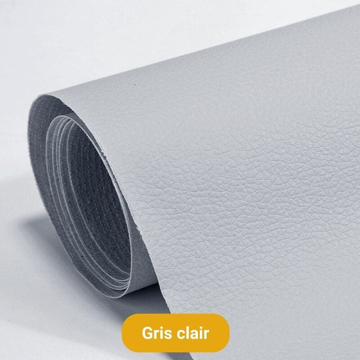 Rénovation facile et rapide avec ce patch de réparation cuir autocollant. Bricolage simple pour tous.