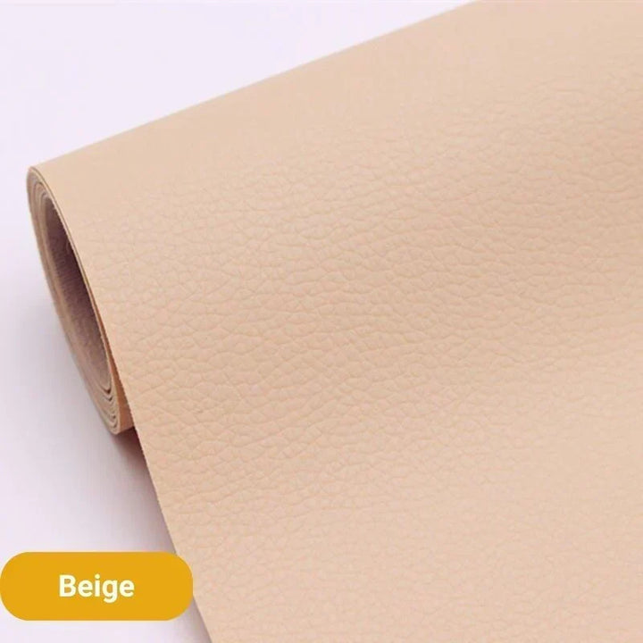 Bricolage: kit de réparation cuir autocollant pour canapés, sièges de voiture et sacs en cuir.