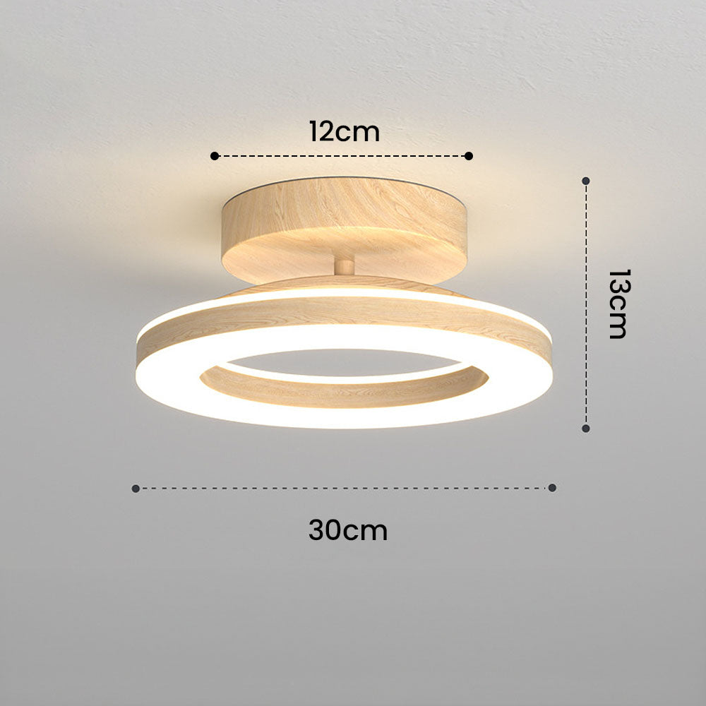 Plafonnier LED décoratif, disque minimaliste. Idéal pour une lumière ambiante homogène et moderne.