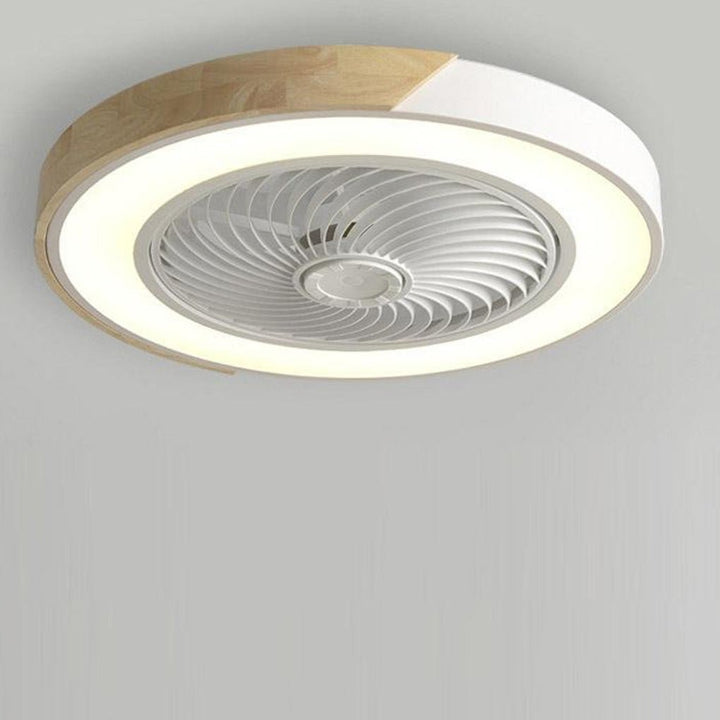 Ventilateur de plafond à LED, offre un éclairage brillant et une brise silencieuse pour votre maison.