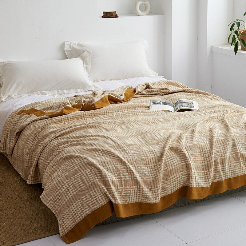 Jeté de canapé moderne, plaid doux et confortable, pour une décoration intérieure réussie.