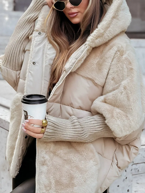 Veste matelassée doudoune femme pour l'hiver, confortable et tendance, idéale pour la mode féminine.