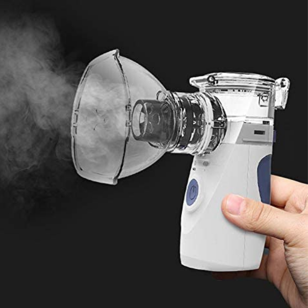 Appareil nébuliseur ultrasonique pour toute la famille, soulage l'asthme et les allergies respiratoires.