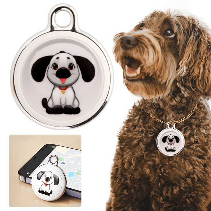 Appareil de suivi GPS connecté pour animaux. Surveillez votre chien ou chat via application mobile Android/iOS.