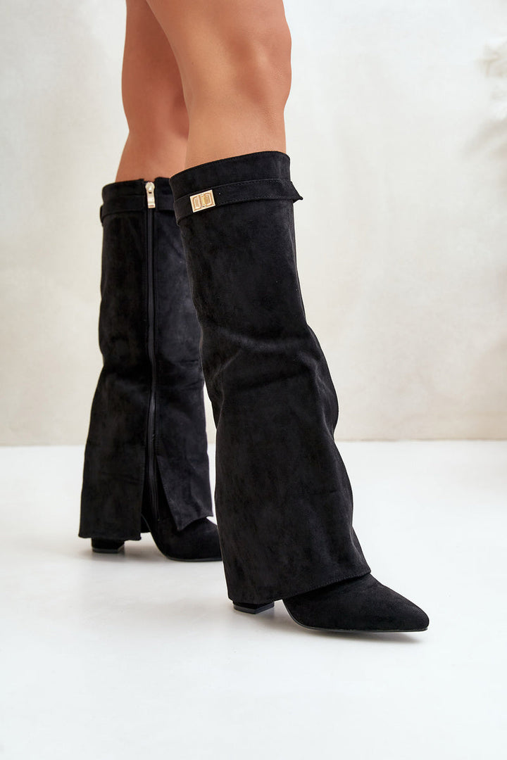 Bottes hauteur genou Apollonia, élégantes pour femme, style automne chic, confortables chaussures mode.