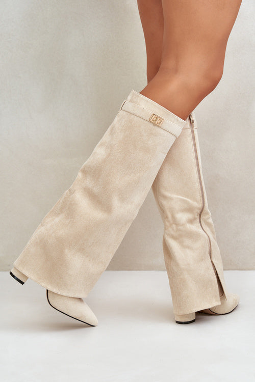 Bottes femme Apollonia, summum de l'élégance et du chic, hauteur genou, confortables pour l'automne.
