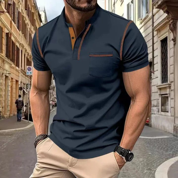 Polo homme, haut versatile en coton. Misez sur le confort et l'élégance pour la mode masculine décontractée.