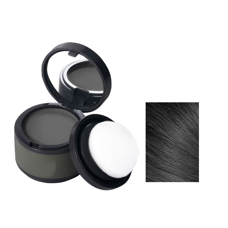 Poudre densifiante à la kératine pour cheveux blancs, volume naturel, cosmétique capillaire unisexe.
