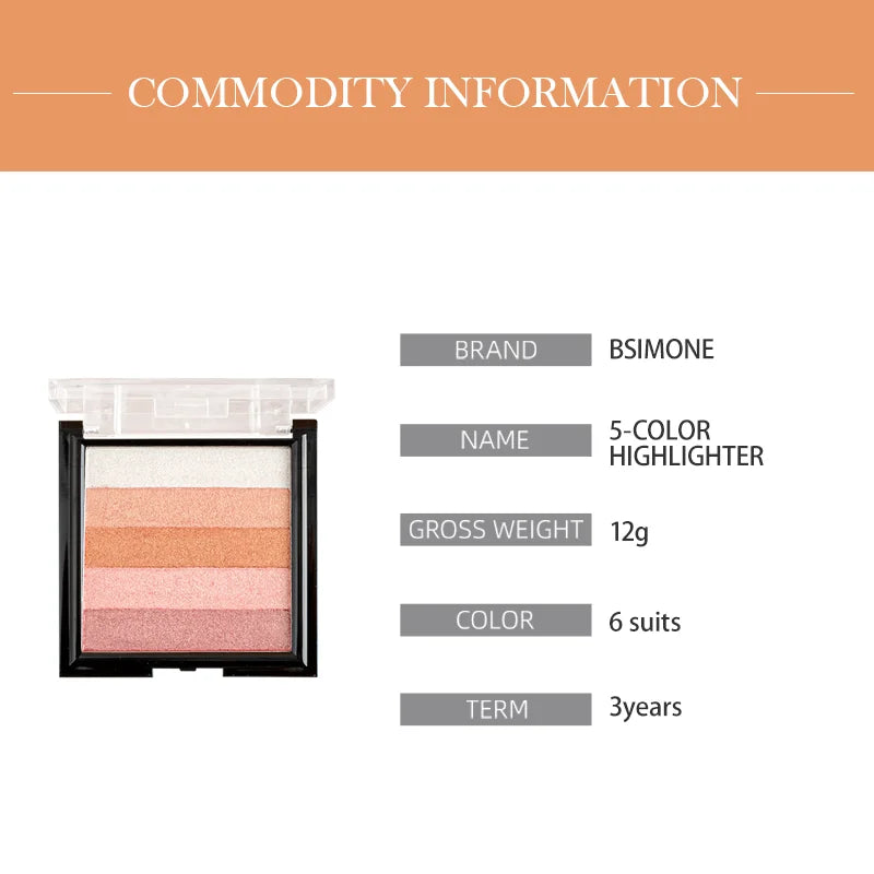 Maquillage femme: poudre illuminatrice visage pour un effet scintillant blush/bronzer. Crée un teint éclatant et lumineux.