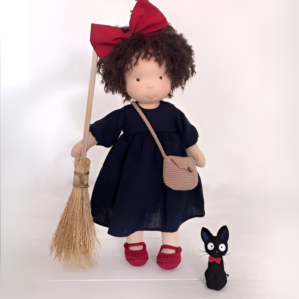 Poupée Waldorf, jouet intemporel en coton et laine, chéri par des générations d'enfants.