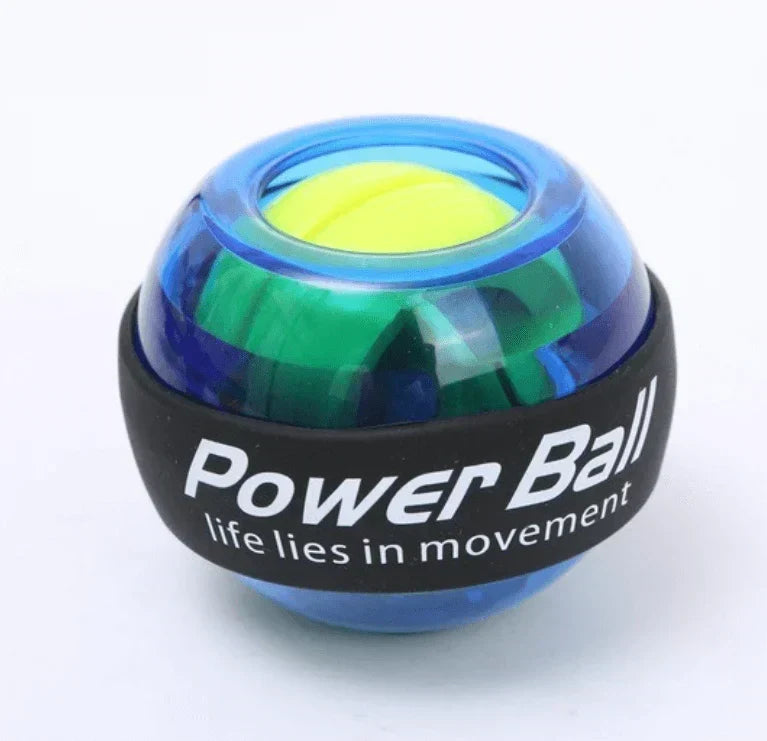 Balle gyroscopique avec LED pour entraînement intensif du poignet, bras et force de préhension.