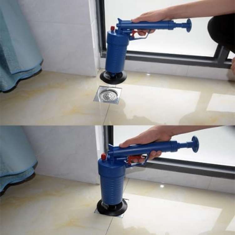 Outil déboucheur de canalisation haute pression. Solution rapide pour l'entretien et désobstruction des drains de maison.