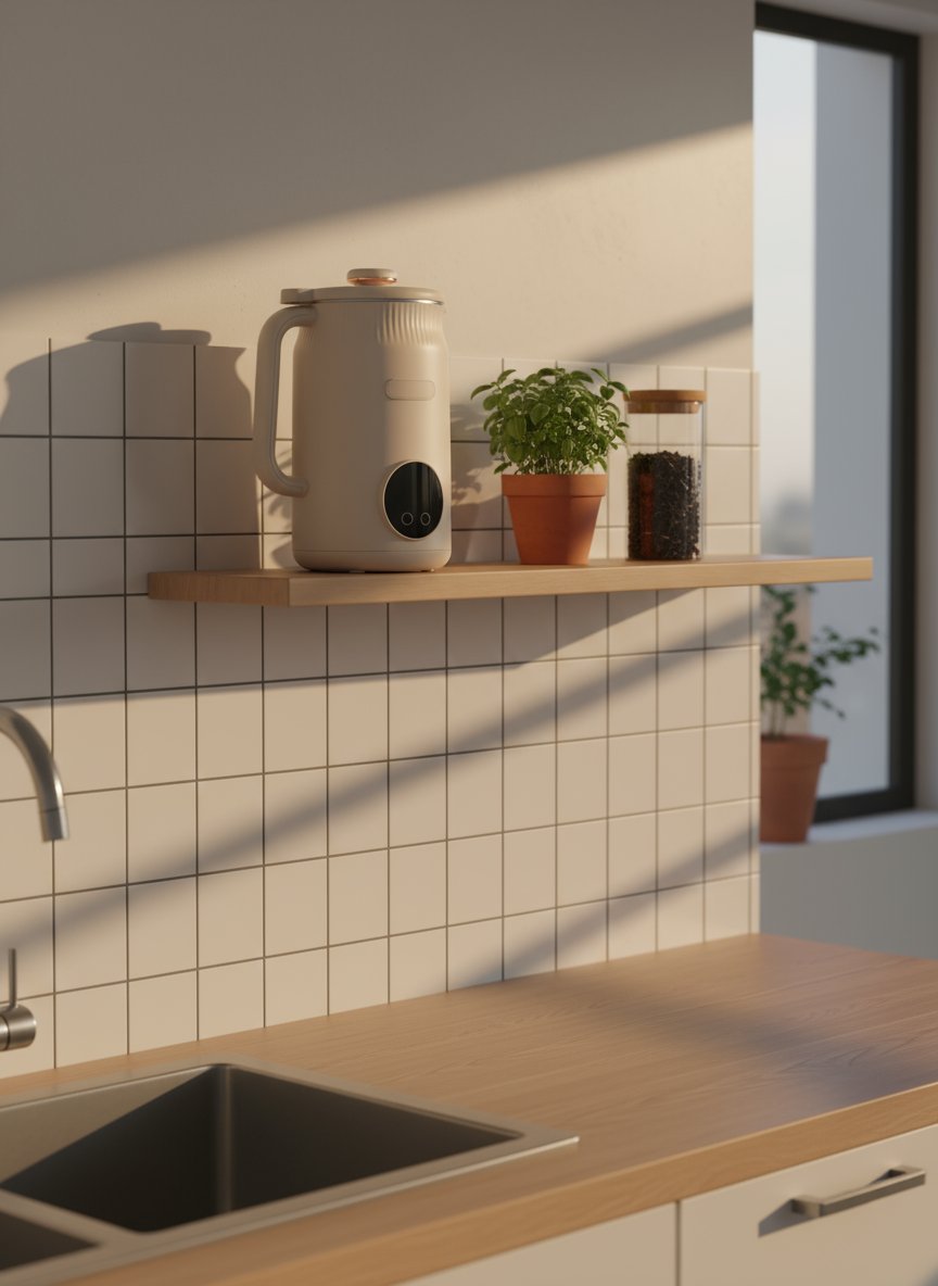 Cuisine saine: préparateur automatique de boissons végétales, soupes maison et smoothies frais.