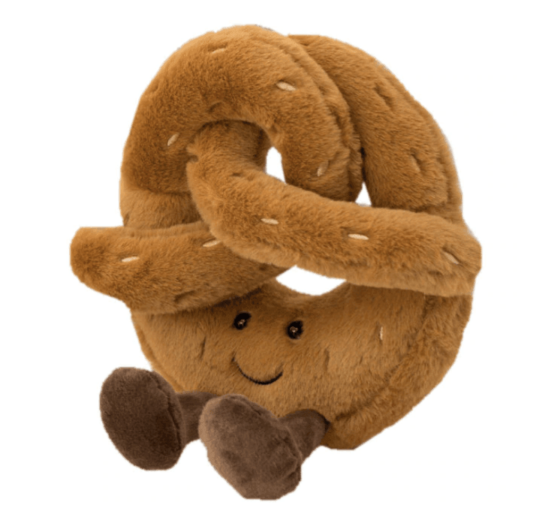 Collection de peluches nourriture boulangerie, mini pains et pâtisseries douces, jouet éducatif.