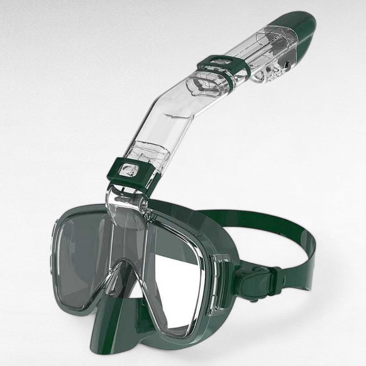 Masque de snorkel pour adultes, pliable et confortable pour toutes vos aventures sous-marines.