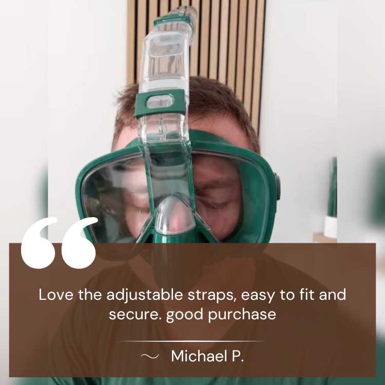 Masque de plongée pliable anti-buée, idéal pour la natation et l'observation sous-marine.