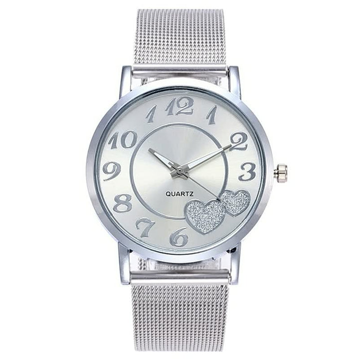 Montre femme tendance avec bracelet métallique, un accessoire horloger pour chaque occasion.