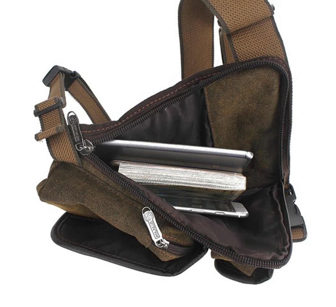 Accessoire équestre unisexe vert, sac de jambe polyvalent pour rangement facile.