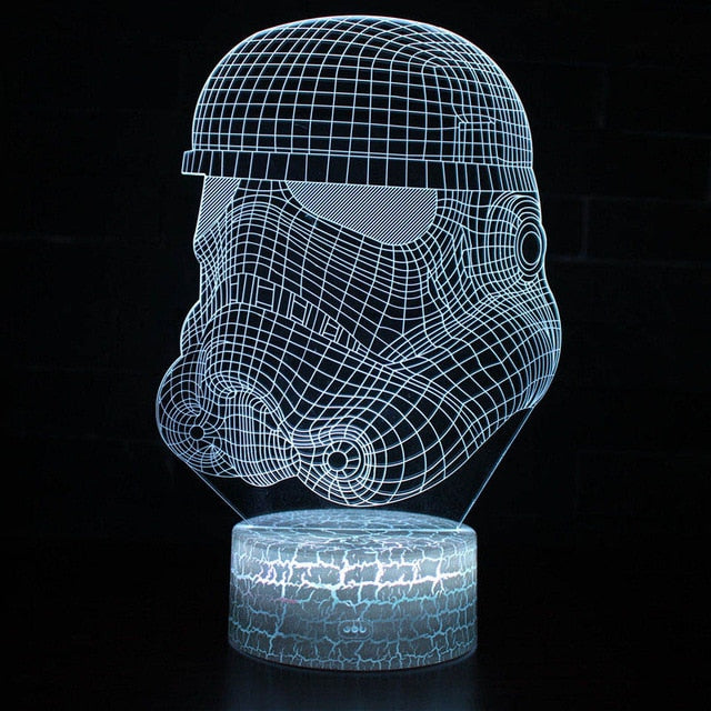 Veilleuse LED 3D R2D2 Star Wars. Lampe AstroGlow lumineuse, parfaite pour collectionneurs.