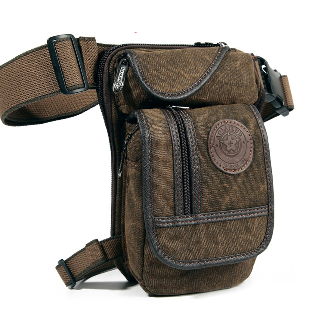Sac de jambe unisexe polyvalent pour équitation, rangement pratique du cavalier.