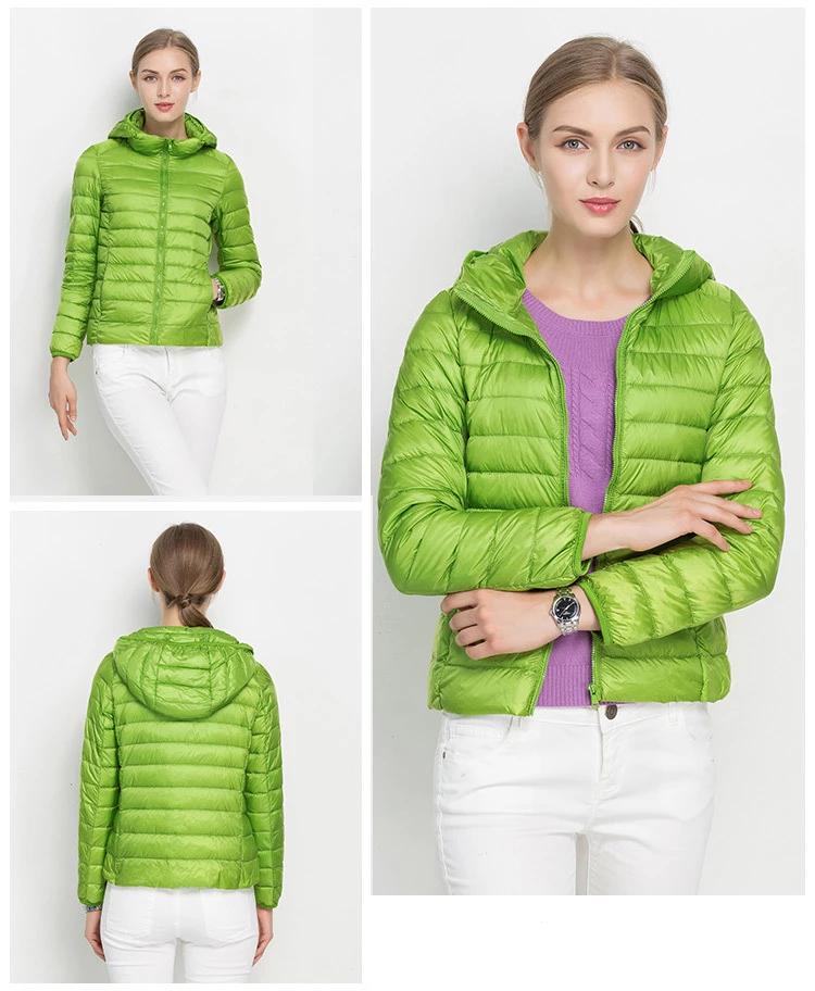 Doudoune femme chic et légère avec capuche. Idéale pour un look printemps-automne élégant.