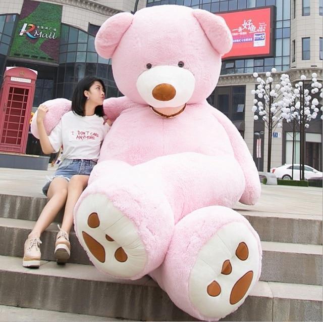 Jouet ours en peluche géant violet, doudou personnalisable de haute qualité pour enfant, un ami doux et durable.