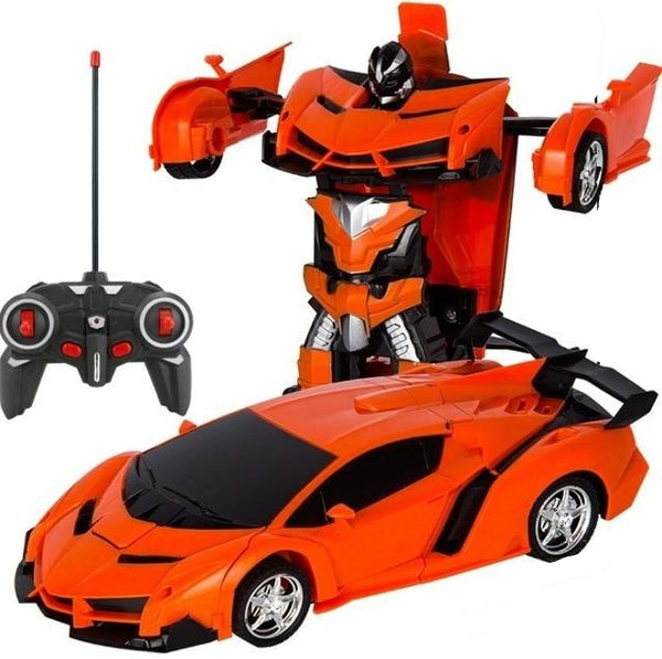 Jouet VoltMorph: voiture télécommandée robot transformable pour des heures d'action et de jeu enfant.