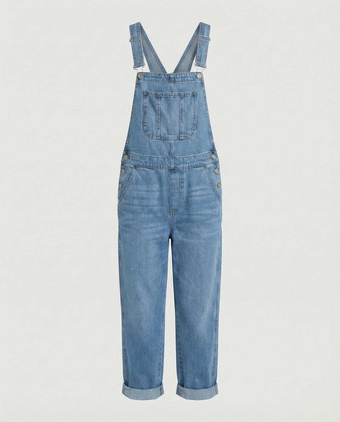 Denim femme: salopette en jean oversize, confortable et polyvalente, pour un style décontracté et urbain assumé.