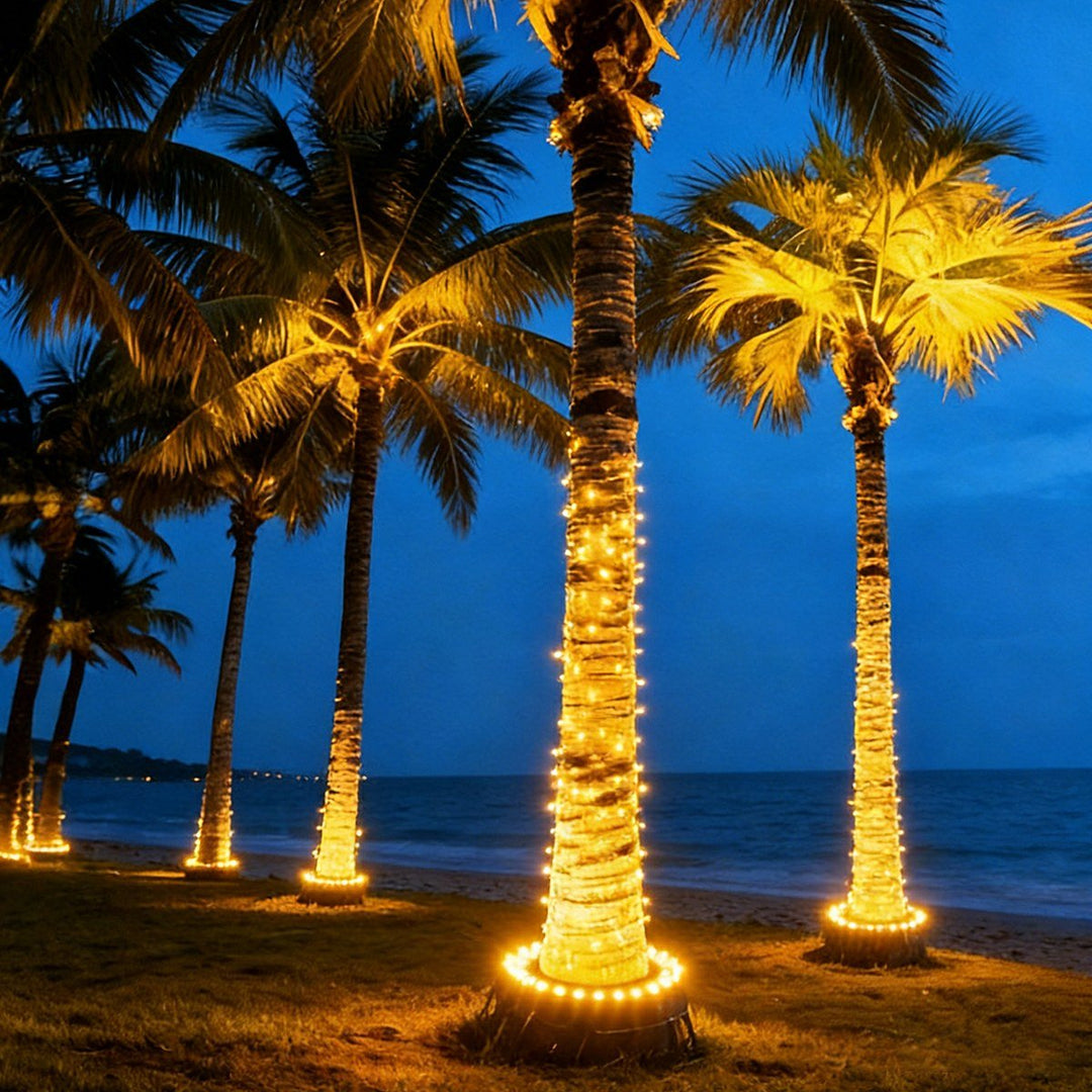Lumière d'ambiance LED RGB pour jardin, projecteur extérieur étanche à piquer, ambiance magnifiée.
