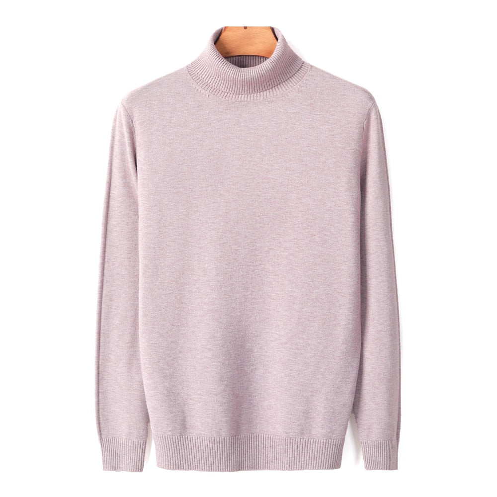 Pull homme col roulé polyvalent, parfait pour l'élégance hivernale. Mode masculine confortable.