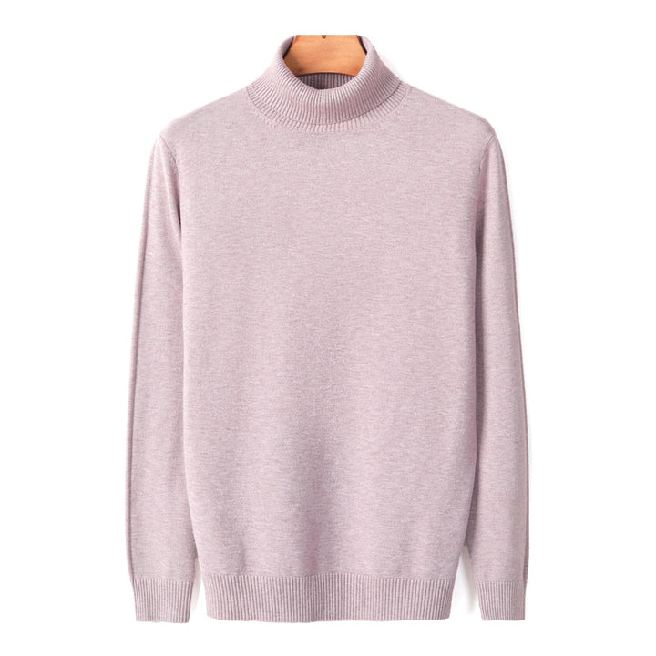 Pull homme col roulé polyvalent, parfait pour l'élégance hivernale. Mode masculine confortable.