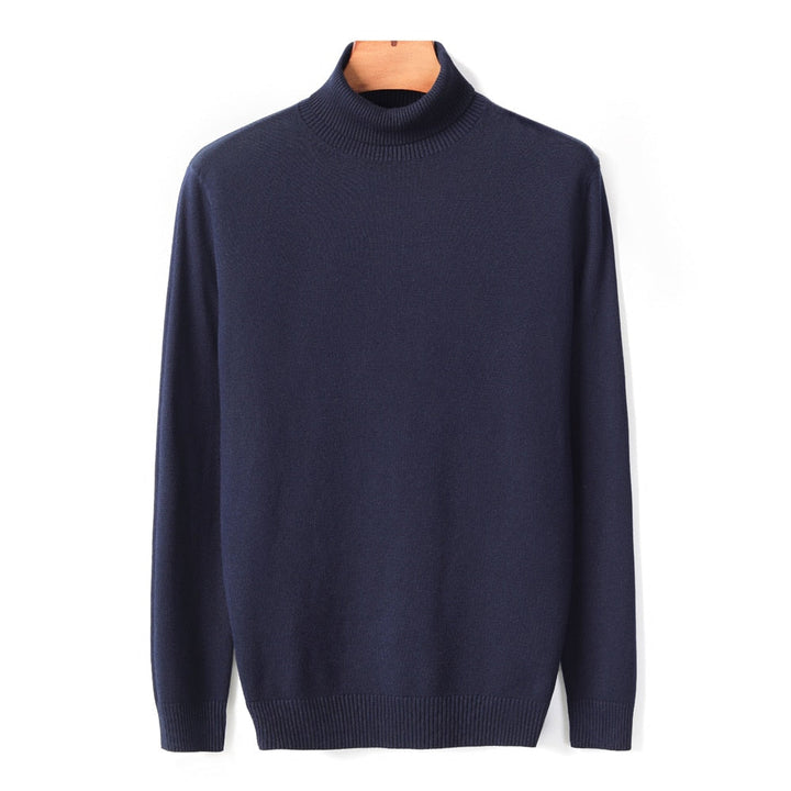 Pull col roulé homme, parfait pour rester au chaud avec style tout l'hiver et l'automne.